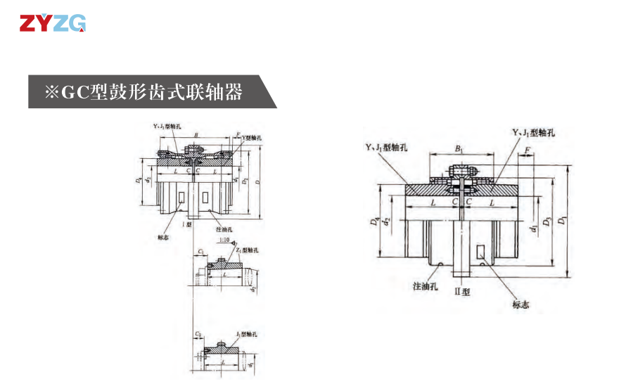 GC   型鼓形齒式聯軸器